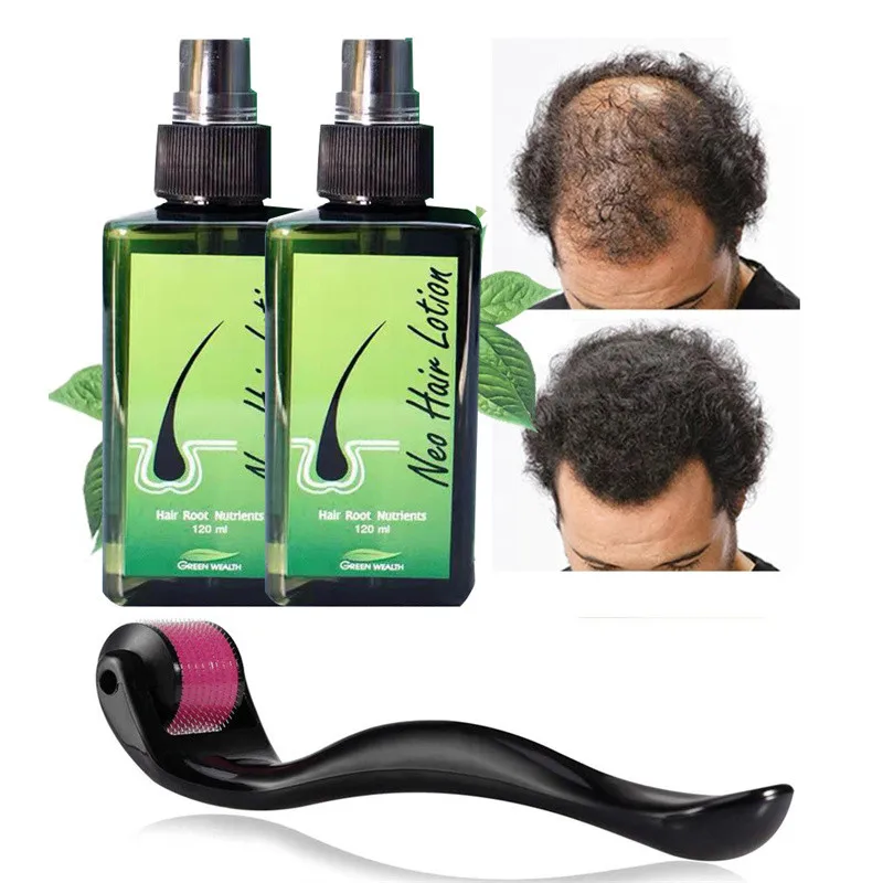 Neo Hair Lotion Made In Thailand Original hair Treatment For Hair Loss Spray with rollers For Man and Woman
