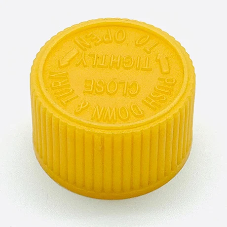 Детские полипропиленовые колпачки с термоиндукционными вкладышами 20 мм 24/410 28/410