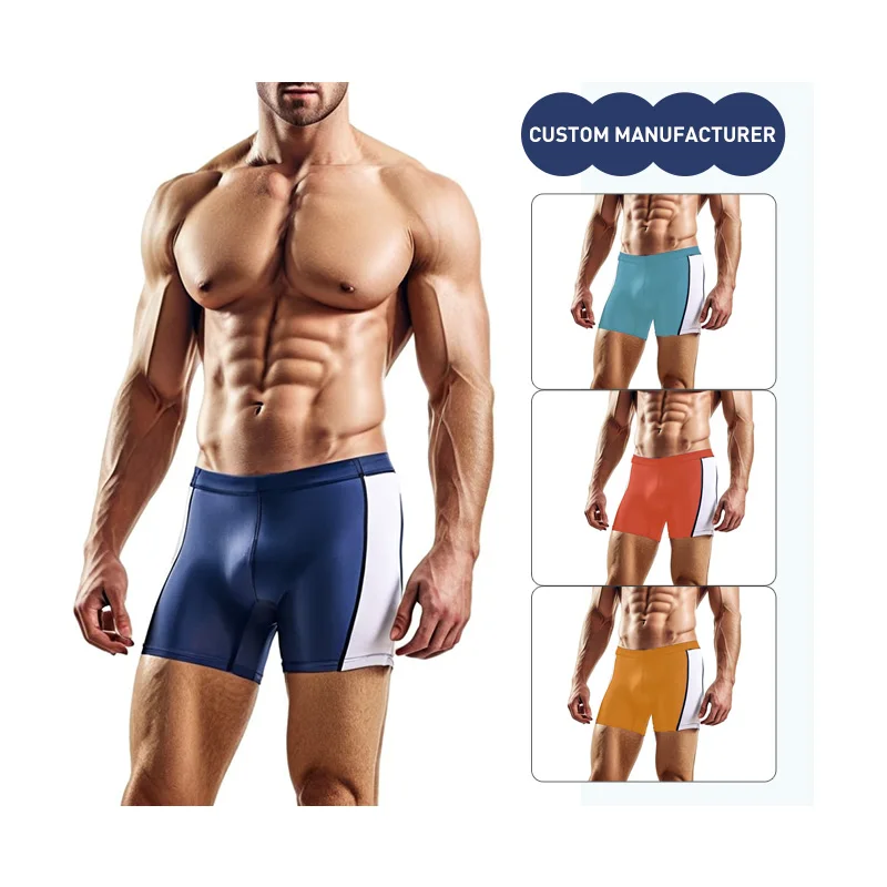 FIELD BALANCE New Style Summer Beach Shorts Polyester Quick-drying Multi-color Sport Three-quarter Pants Swimming trunks For Men