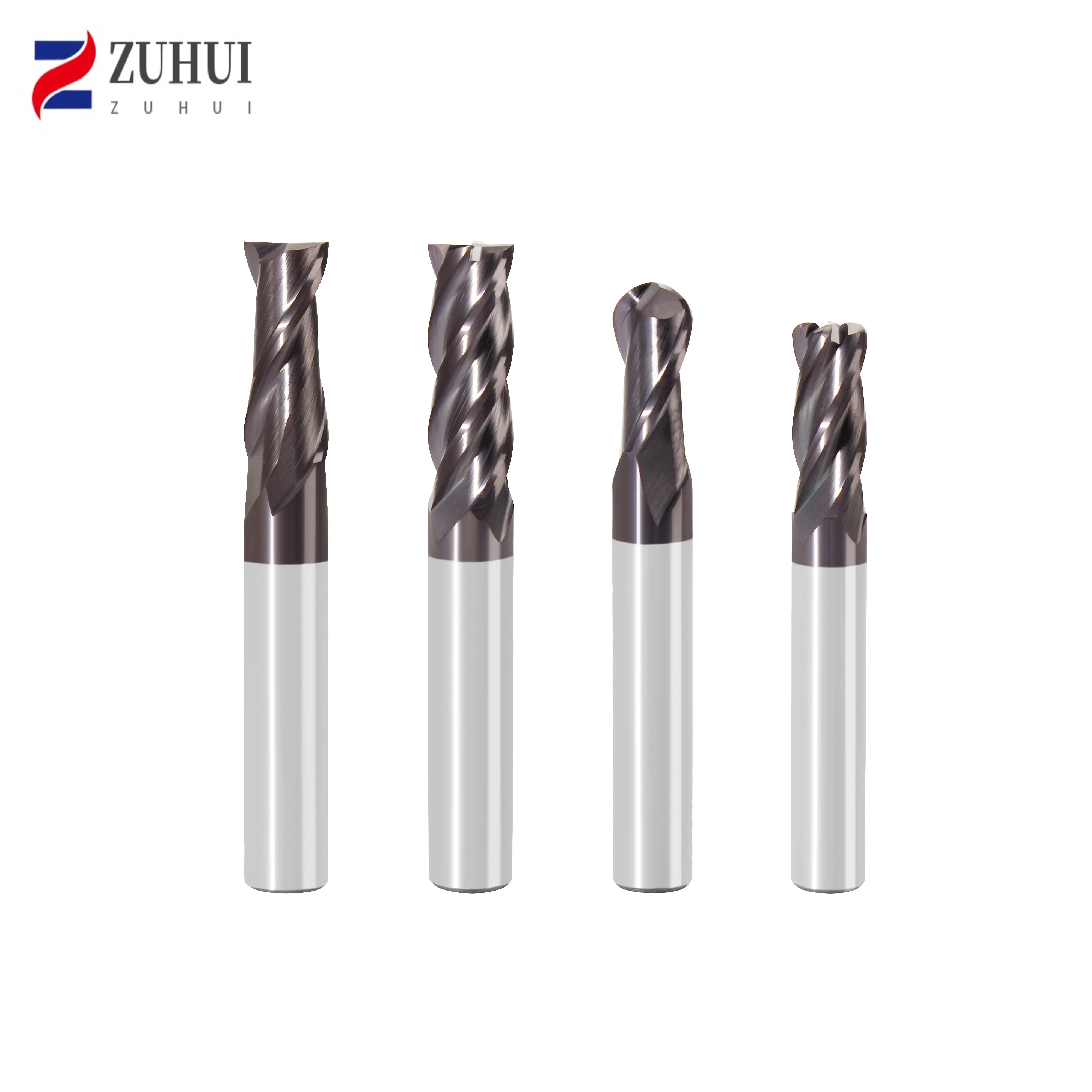 Factory Wholesale Price Germany Machine Virgin Material Hrc55 Cnc Milling Cutter End Mill Radius Cutting Tools