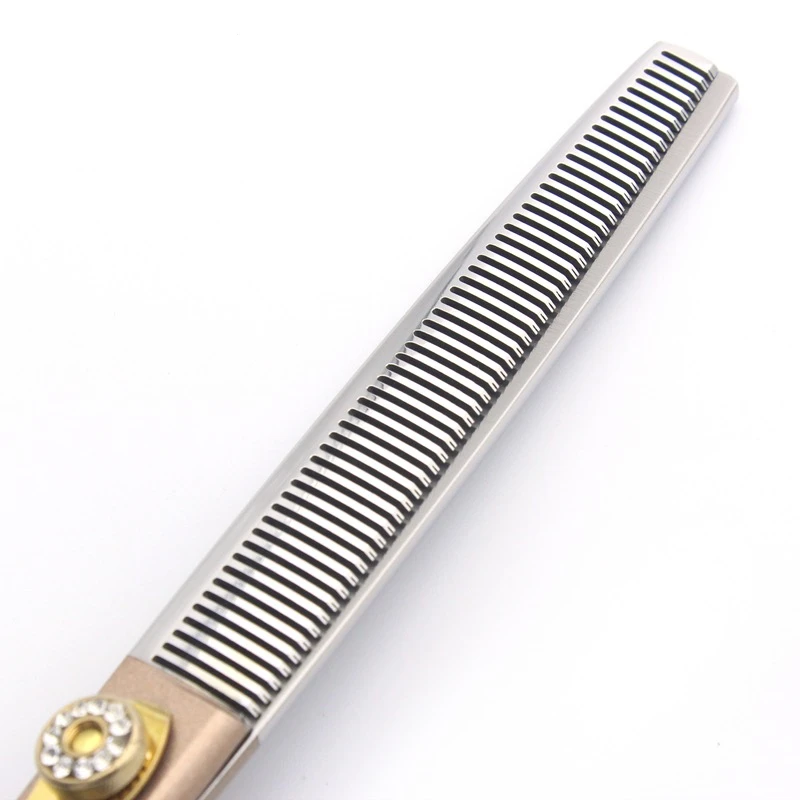 Factory Directly Pet Grooming Scissors 7.5 inches Rose Gold 440C Stainless Steel Thinning Scissors