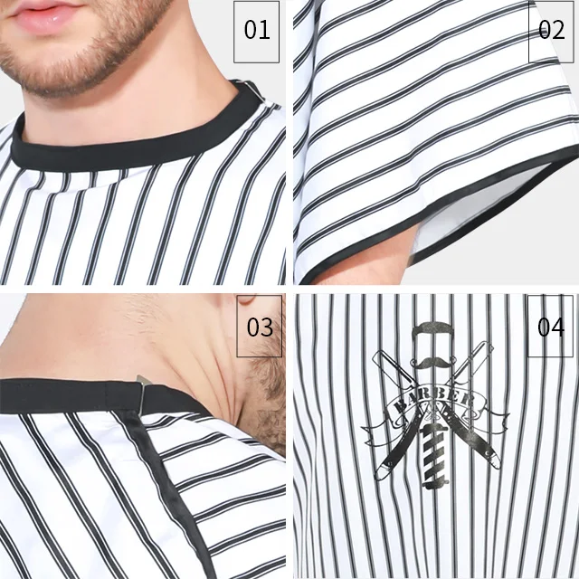 Barber Cape Salon Hairdressing For Hair Stylist waterproof Cutting Cutter Apron for Barbershop Tools Men