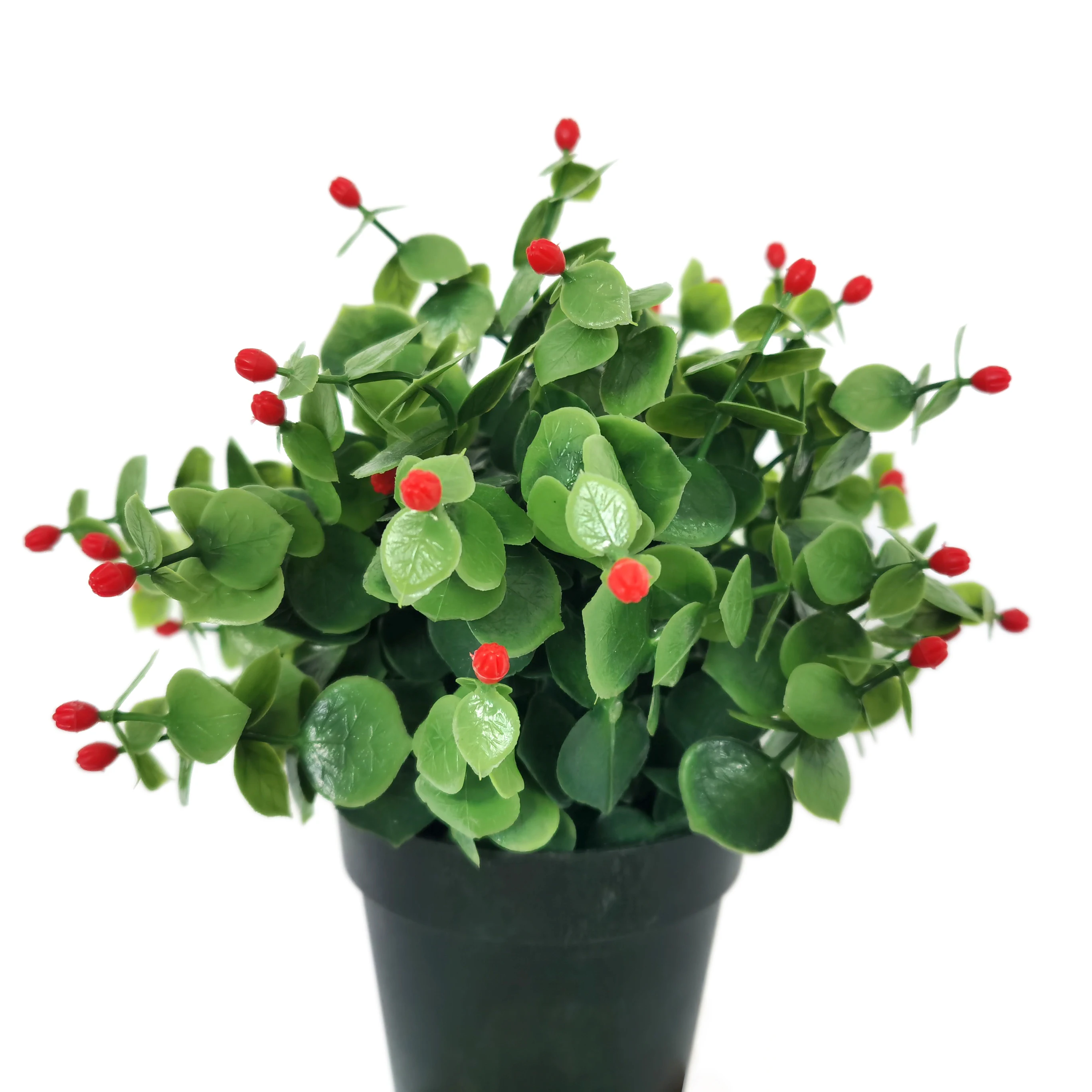 
Evergreen small flowers pot artificial potted plants 