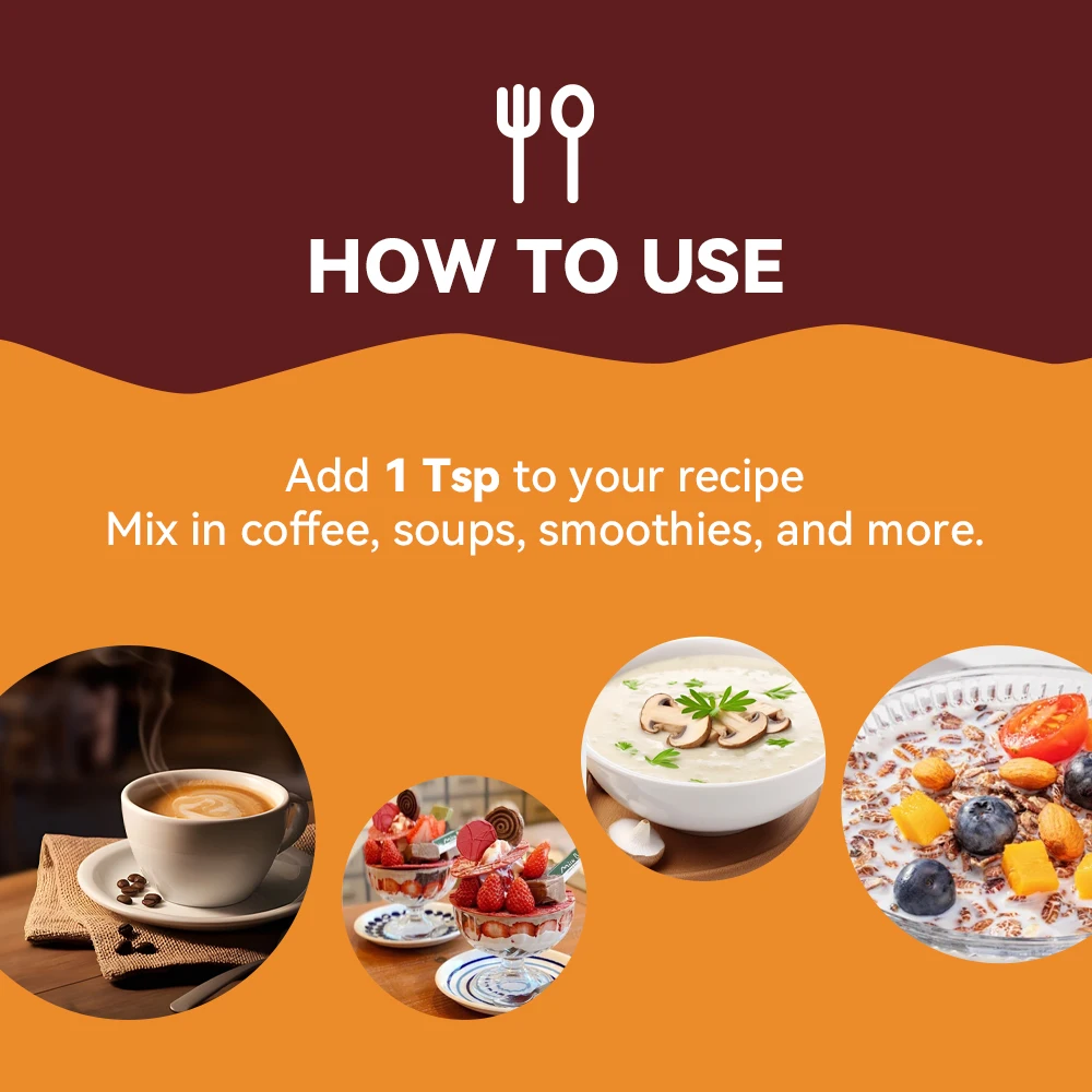 10:1 Reishi Chaga Mushroom Mix Extract Powder Turkey Tail Mushroom Powder Organic Maitake Shiitake Mushroom Blend Extract Powder