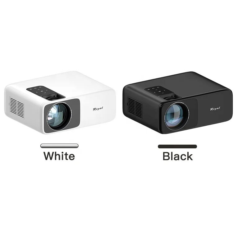 
Rigal New Design OEM 1080p 4K Digital Projector Video Home Theater Portable Projector 