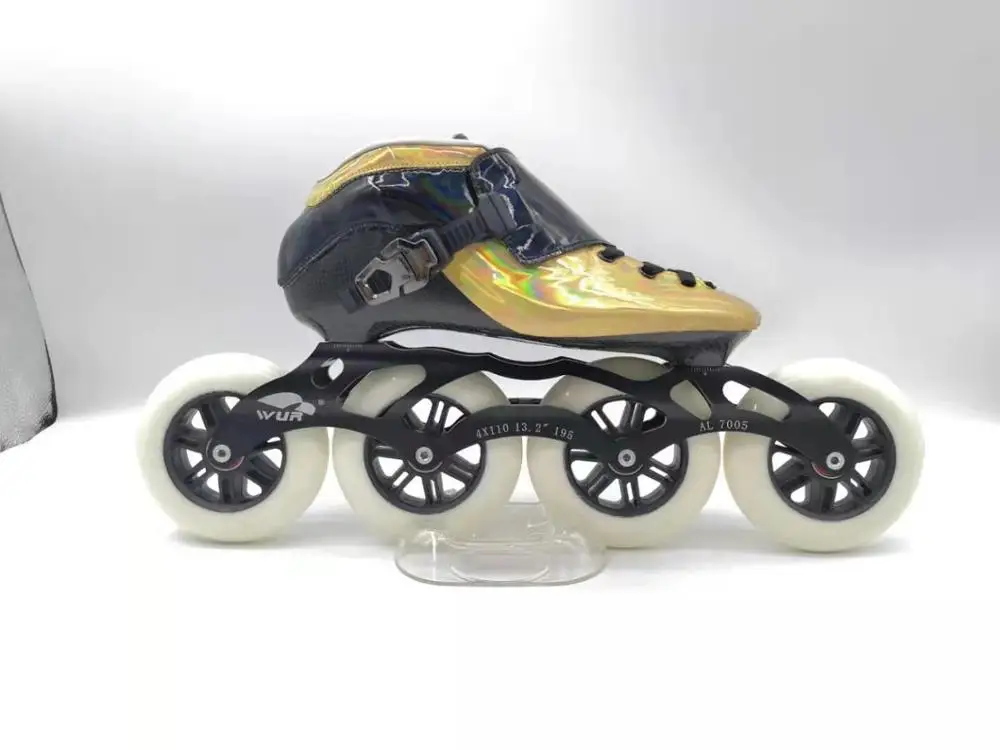 
Factory Hand-made Customized Color Microfiber Speed Inline Skate Wheels for Man Women Skates carbon fiber Adults Roller Skates 