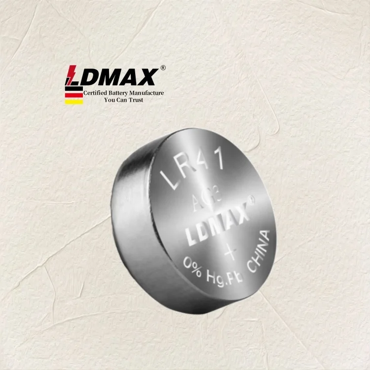 LDMAX Factory Eco-friendly L736 GP92A 192 392 AG3 1.5v LR41 Alkaline Battery Button Cell for LED light