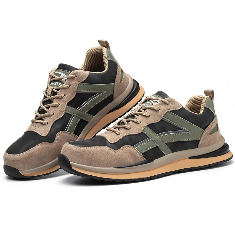 Waterproof Safety Shoes Work Steel Toe Safety Shoes Anti Smashing And Anti Puncture Safety Shoes For Men Industrial
