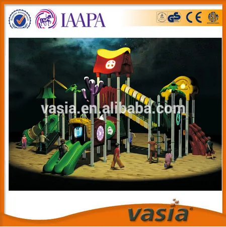 Небольшая пластиковая детская горка и качели Игровой Набор (VS3-712)