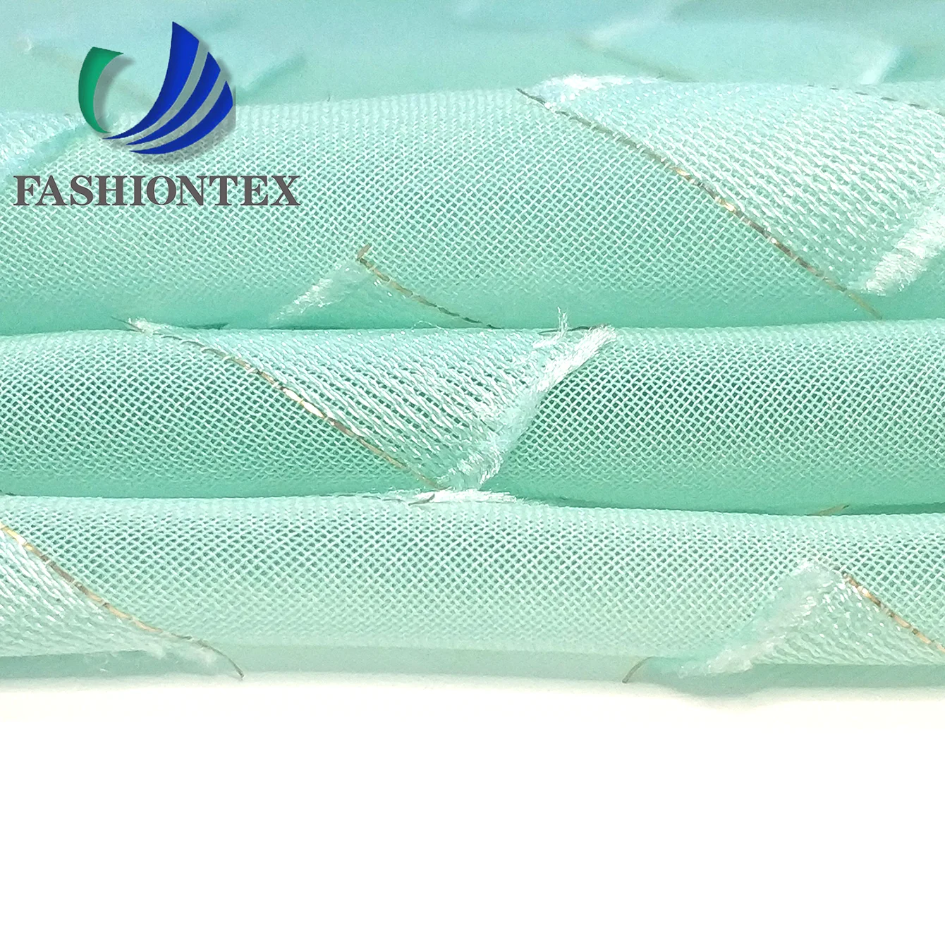 Fashiontex Free samples 75D golden lurex plaid clipped chiffon shiny metallic yarn jacquard 100% polyester fabric