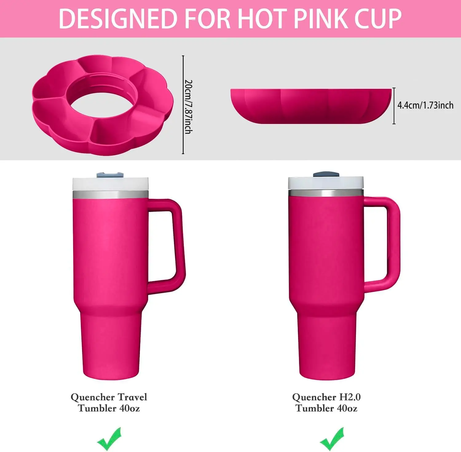 Reusable Snack Ring for Home Snack Container for Stanley Cup Accessories