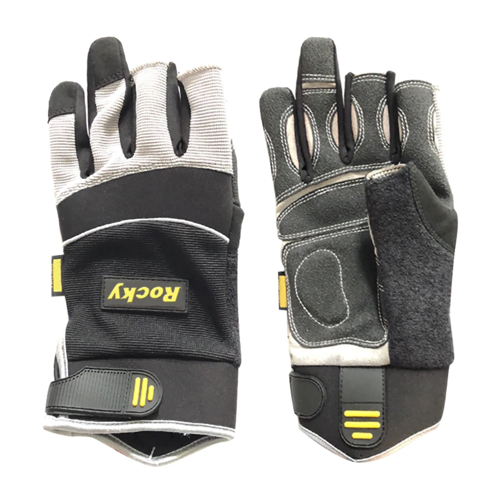 Sports Bicycle Cycling Gloves Bike Riding black synthetic leather tactical police military tactical fingerless army gloves