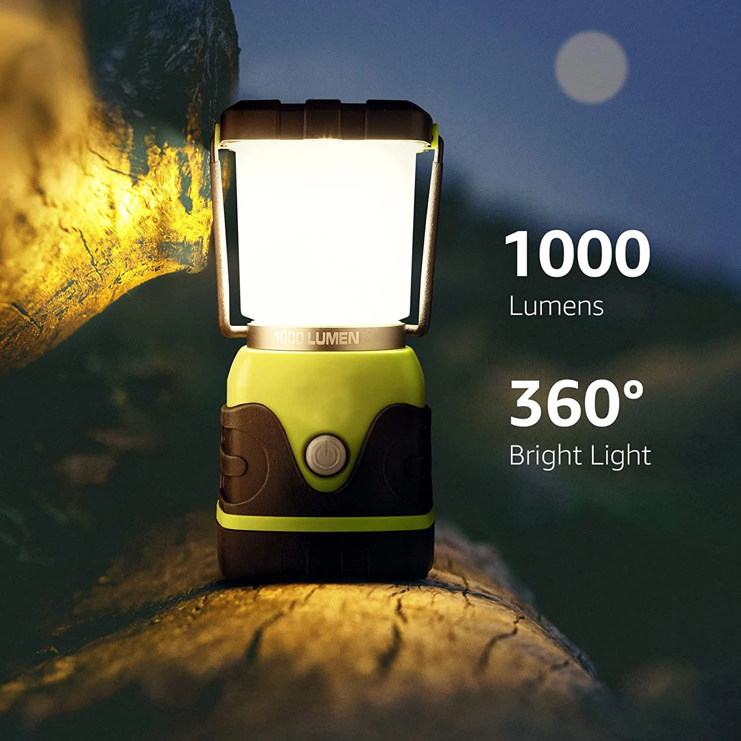 Alocs Outdoor Hiking Fishing 1000LM 4 Light Modes USB Rechargeable Lamp Flashlight Waterproof Tent Light Led Camping Lantern