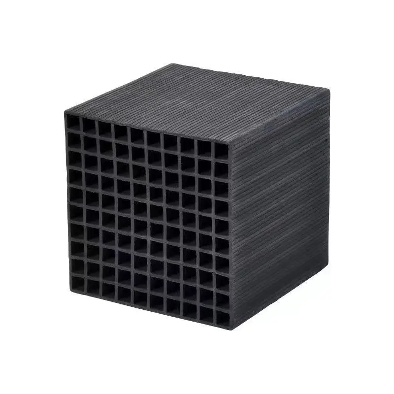 Honeycomb Activated Carbon Industrial Waste Gas Treatment Air Purification Deodorization Formaldehyde Removal Activated Carbon