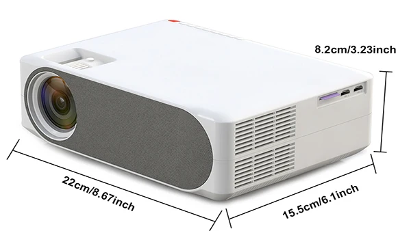 [Hot Selling] New Arrive Multimedia Beamer 4K 300inch 1080P FHD LED LCD Home Theater Projector Office