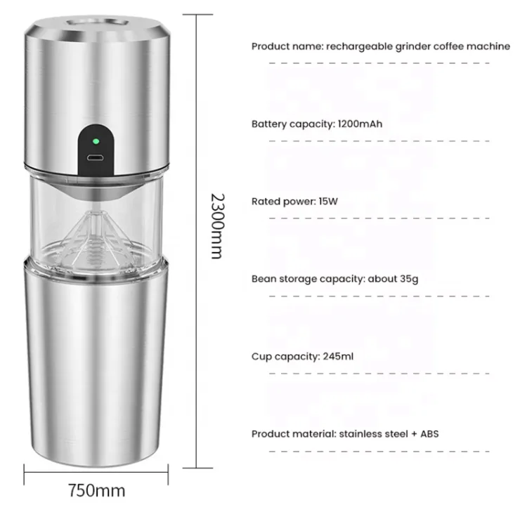 Travel Car Electric Portable Mini Fully Automatic Capsule Espresso Machine Coffee Maker With Usb Portable Espresso Maker