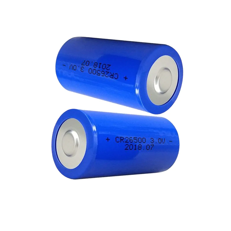 Первичная литиевая марганцевая батарея CR26500 3V6000mAh с длительным сроком службы и низким саморазрядом li-mno2 основная cr26500 3v C