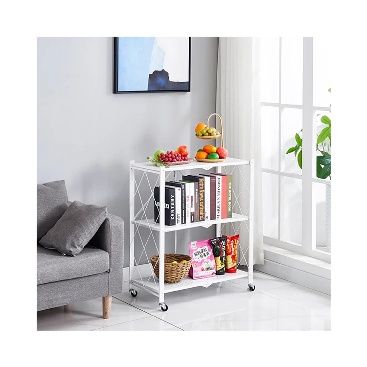 iron shelf storage rack shelves racking foldable steel bathroom home metal vegetable kitchen rotating storage racks organizer