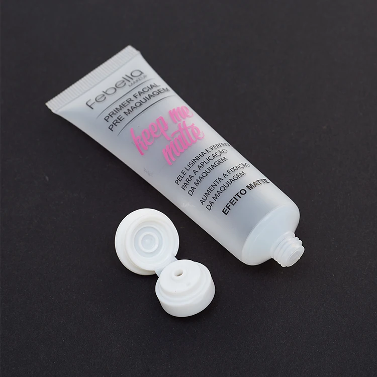 translucent Matte Plastic Squeeze Tube Makeup Cream Lotion Travel Packaging Tube
