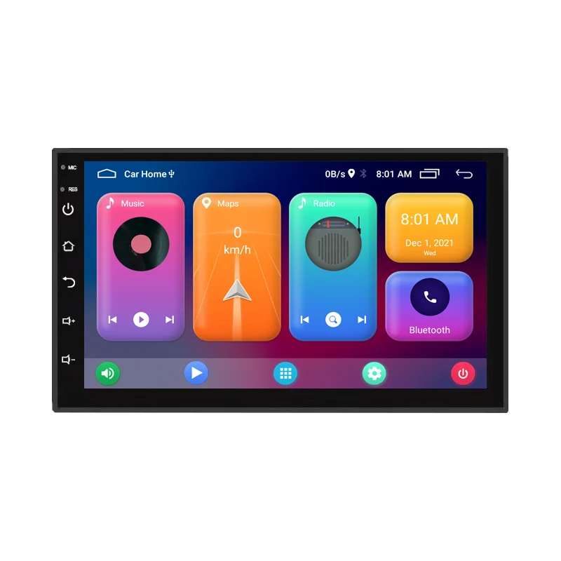 Car mounted 7-inch MP5 universal Android large screen central control navigation 2.5D screen Bluetooth radio all-in-one machine
