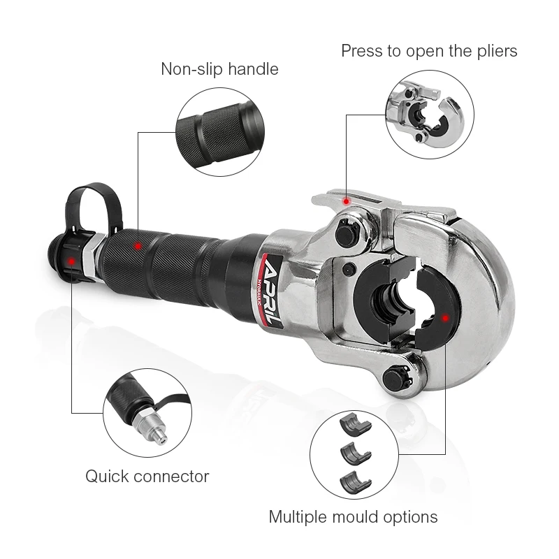 Hydraulic Pex Pipe Aluminum Plastic Pipe Tube Crimping Tool CW-1632 Floor Heating Pipe Plumbing