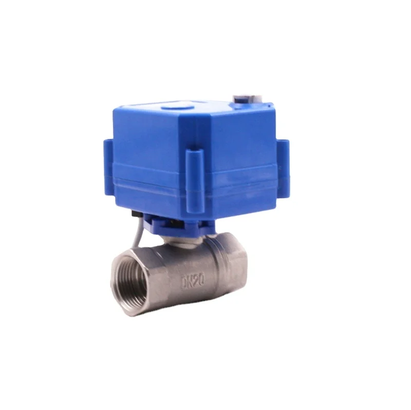 stainless steel 304 motorized valve manufacturer electric water valve mini electric actuator water control ball valve