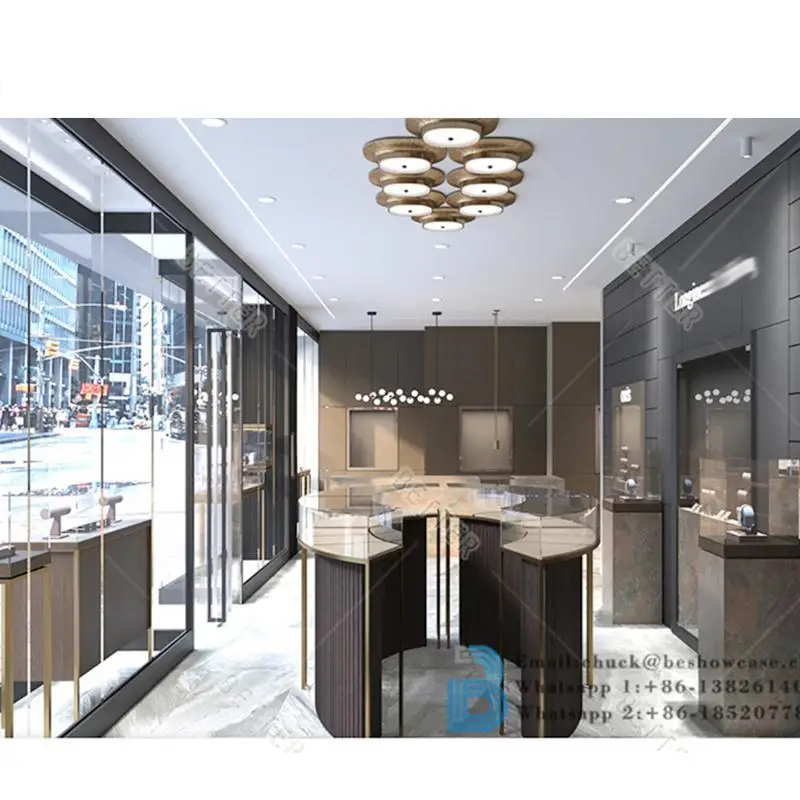 Экологически чистая витрина для магазина часов примерки магазин мебель дизайн