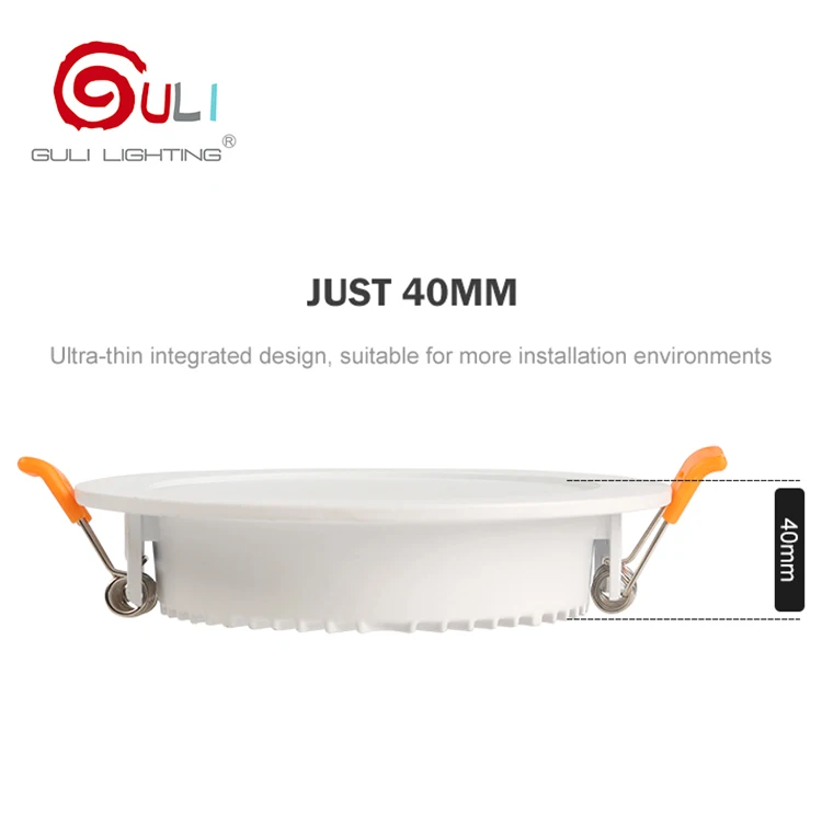 High Quality Factory Price Wholesale Aluminum Ultra 6w 9w 12w 18w 24w Commercial Ceiling Recessed Led Downlight