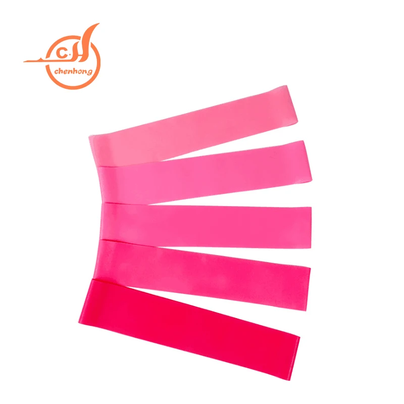 China Pilates Band Workout Accessories Stretch Loop Bands Set Custom Logo Resistance Band Fitness for Home Exercise