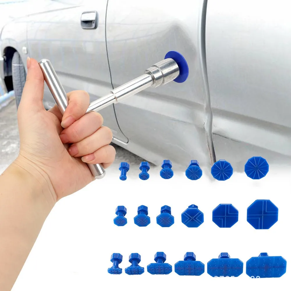 DIY Paint Less Removing Dent Adhesive Gun Vehicle Fix Repair Tools Auto Dented Tools