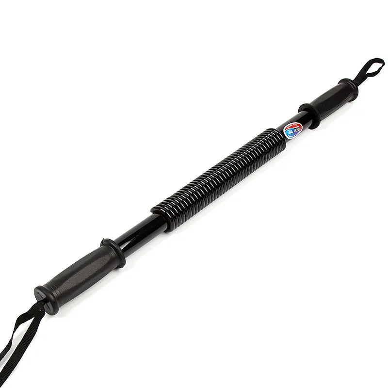 YIWU Home Exercise Arm Muscles Black Spring Arm Strength Bar Chest Expander Fitness Grip Bar
