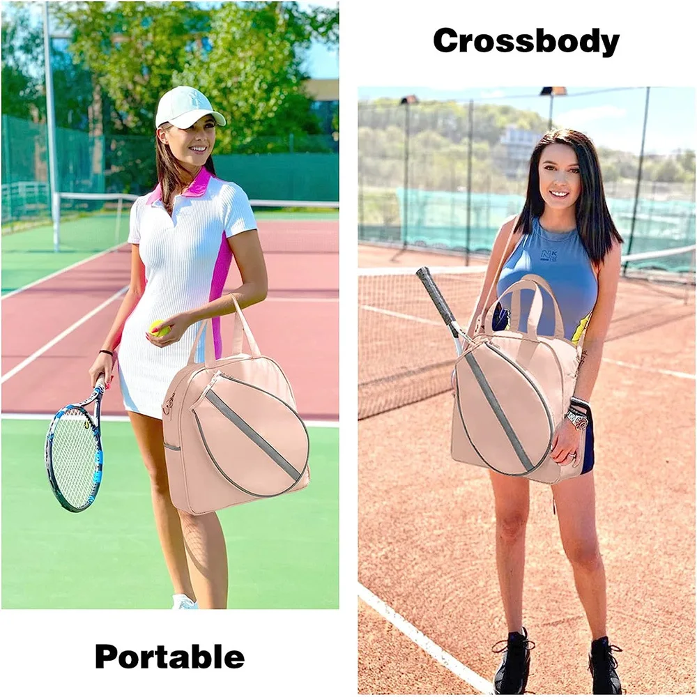 Portable Tennis Tote Bag Custom Tennis Racket Shoulder Bag pickleball Bag