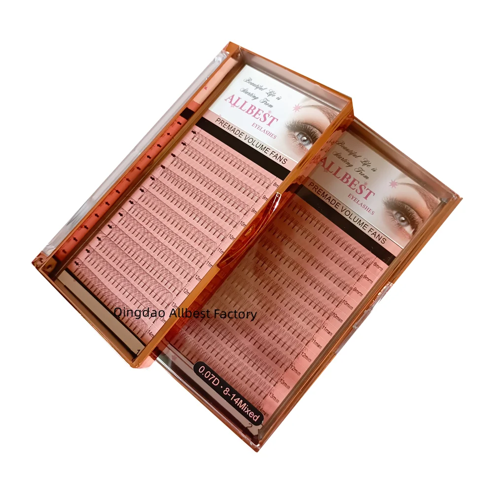 Premade Fan Lash Volume Lashes Synthetic Hair Pre Made Fans Natural Long Wholesale Eyelash Extension 3D Faux Mink 10d 4D 5D 10D