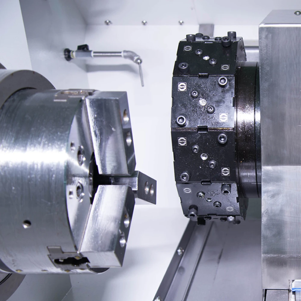 Taiwan manufacturer TZ-500M lathe mill with c-axis cnc lathe machine for large parts processing