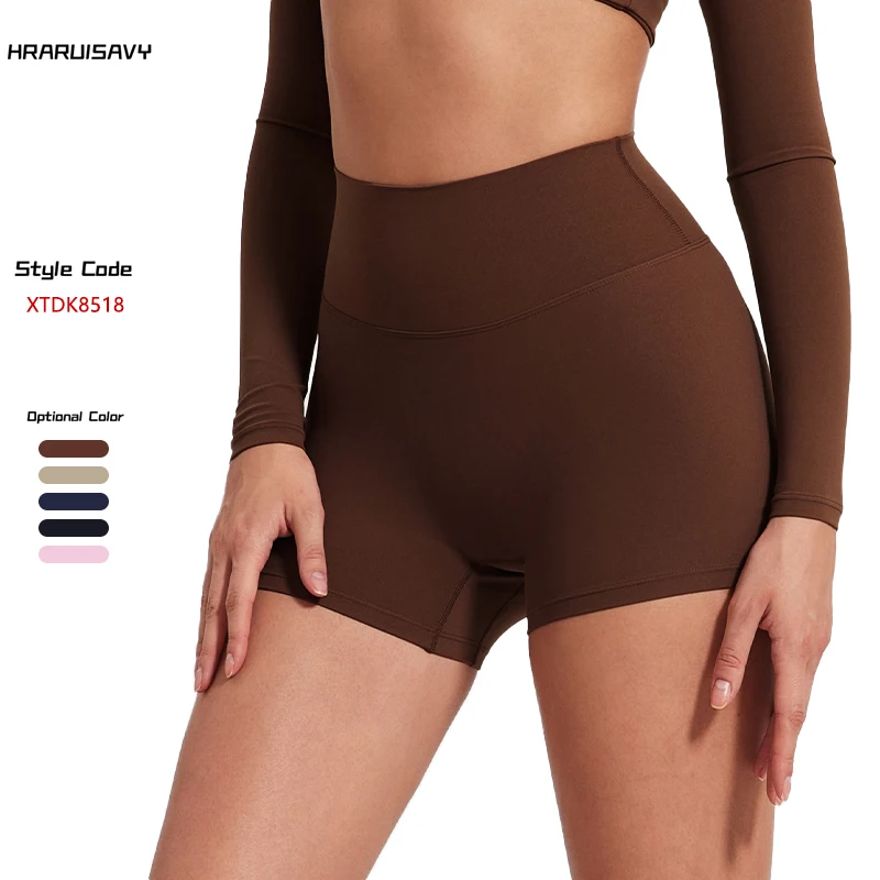 Breathable Quick Dry Sportswear Yoga Shorts Scrunch Butt Gym Fitness Women Running Tights Active Wear Biker Shorts