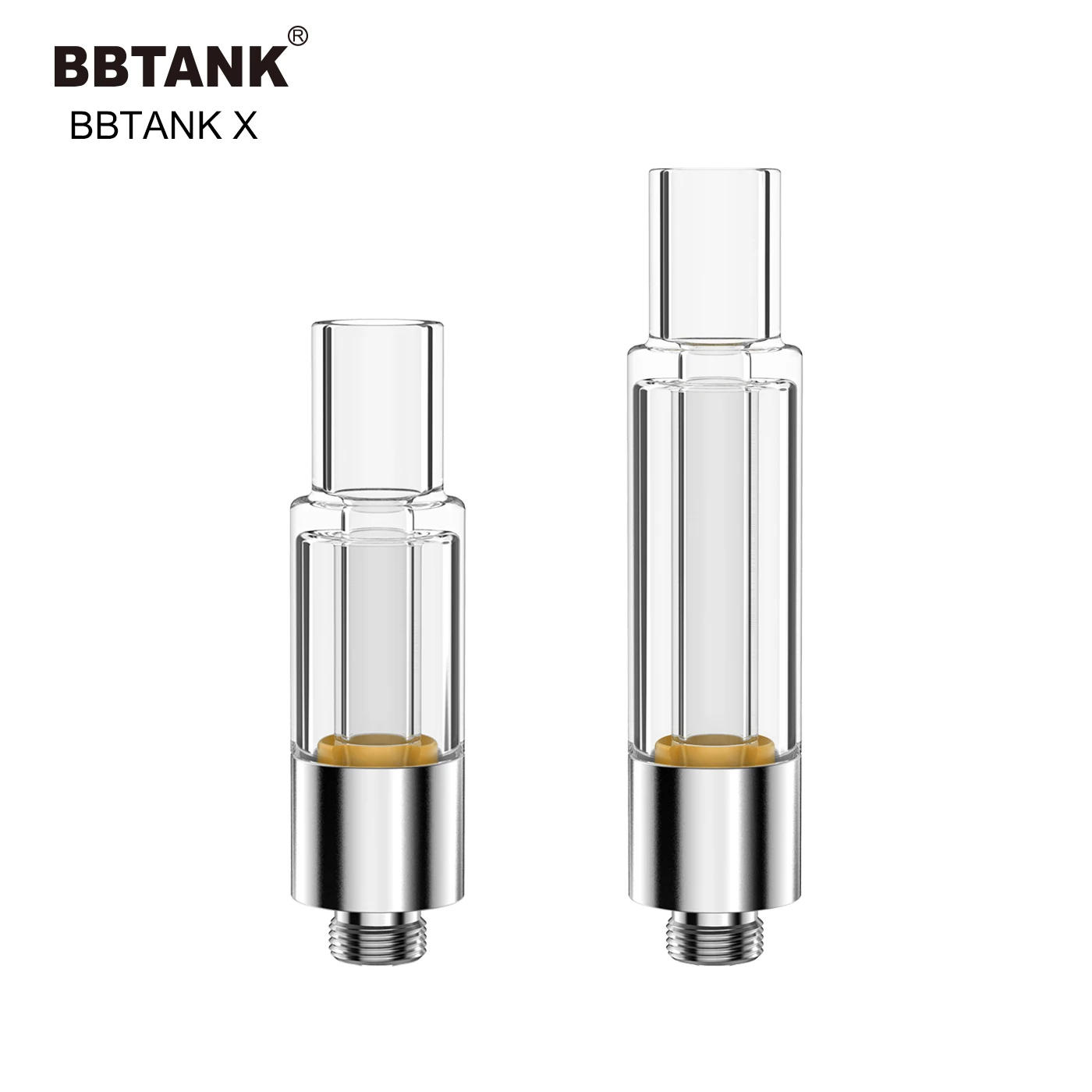 BBtank Cbd Vape Pod Vape Battery Fume Vape Cartridge Ceramic Coil Cartridge 0.5/1ml Pure Taste BBTANK 510 Glass