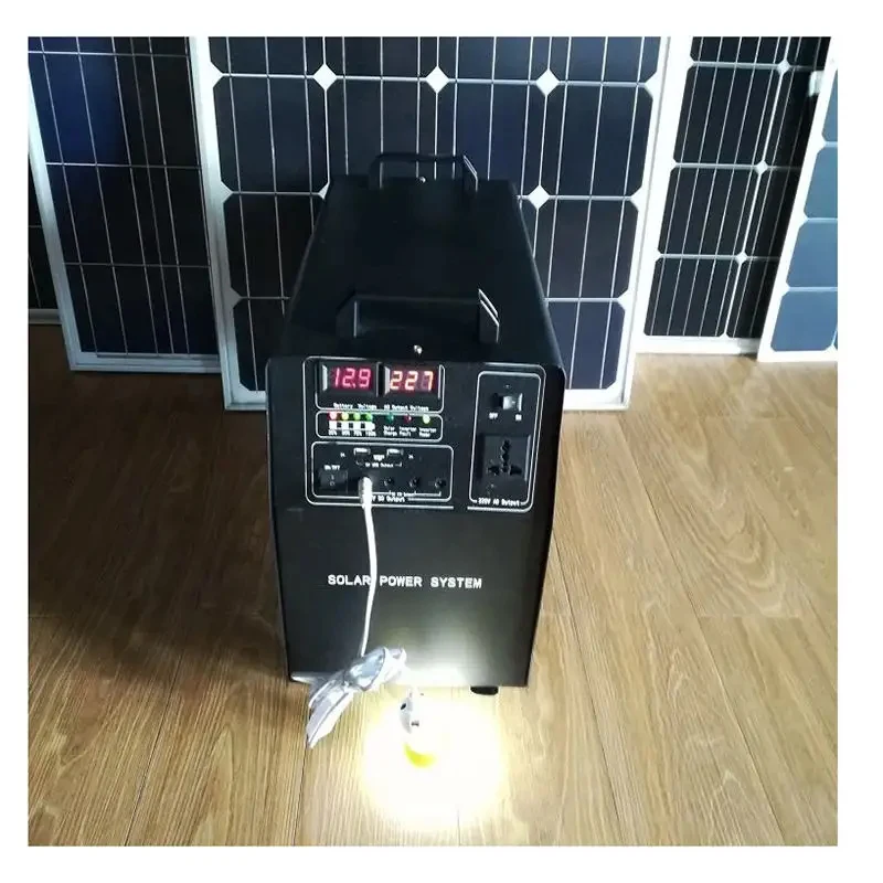 Hot Sale Universal Generating Household Generation Portable Solar Power Generator System45w 50w 60w For Home