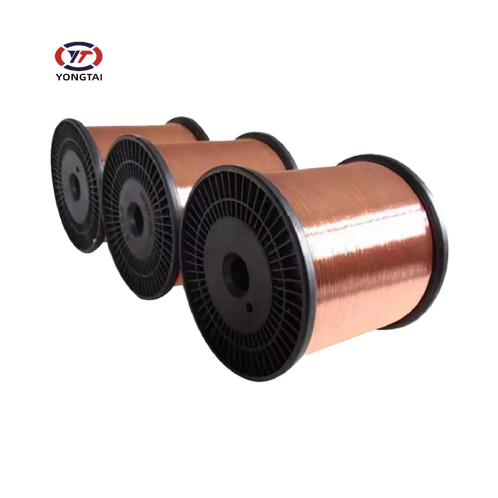 High Quality 0.1mm-9mm CCAM Copper Winding Wire Factory Supplied Plate Type for Office Building Applications