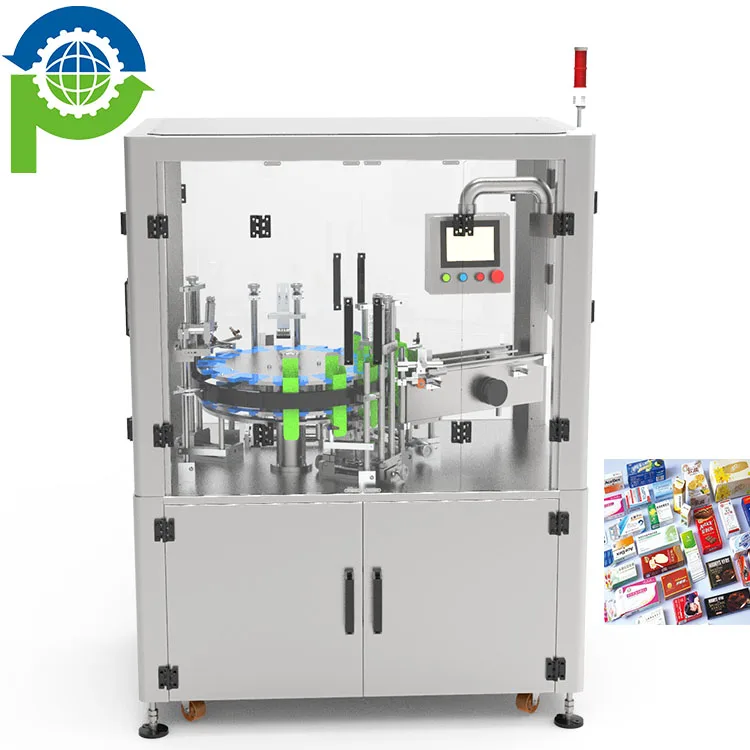 ZH-50S Economical rotary Vertical Type Semi Automatic bottle box packing Cartoning Machine