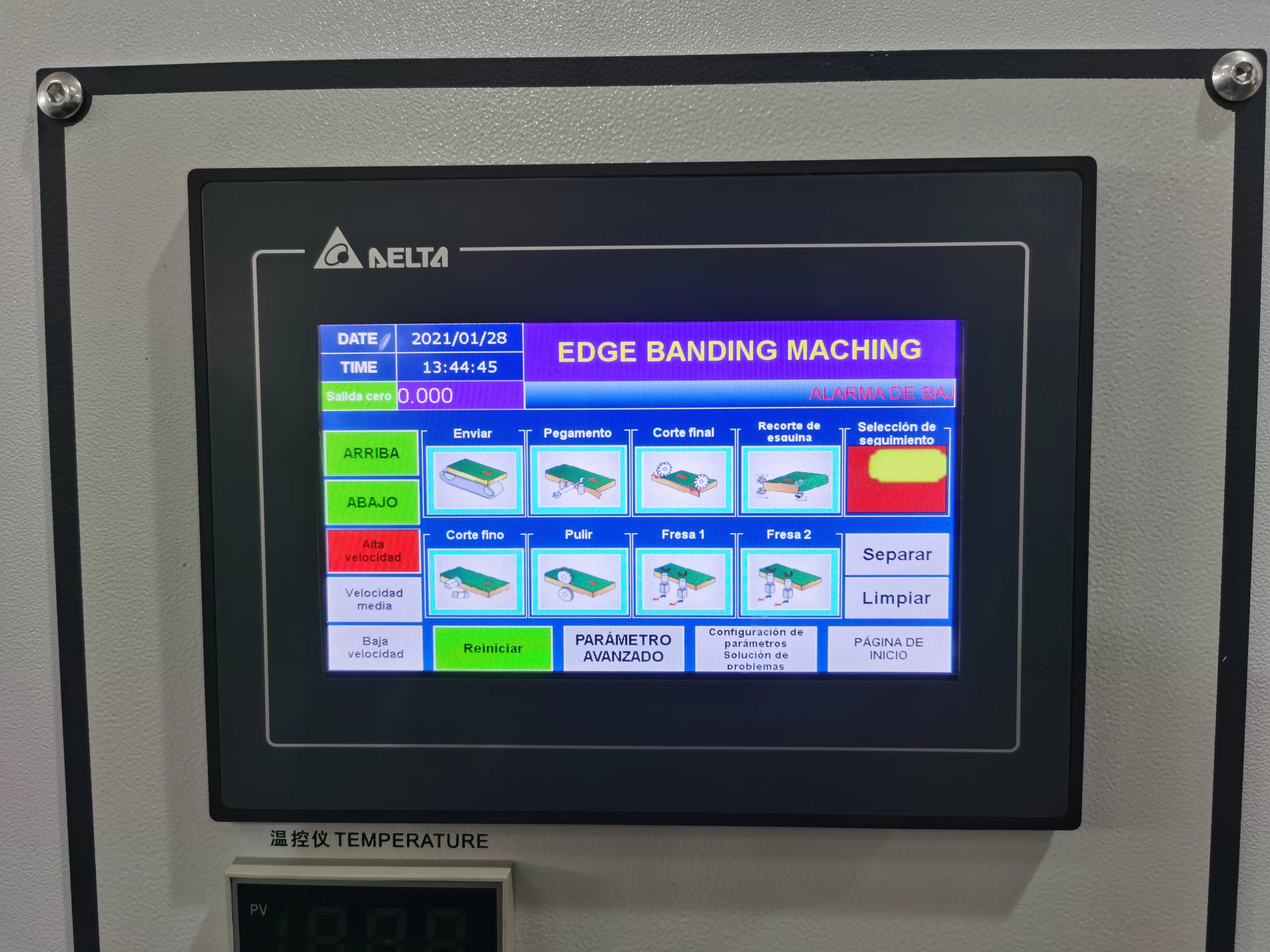 ZICAR MF50F 8 functions automatic edge banding machine with pre-milling corner trimming end cutting for making furniture doors