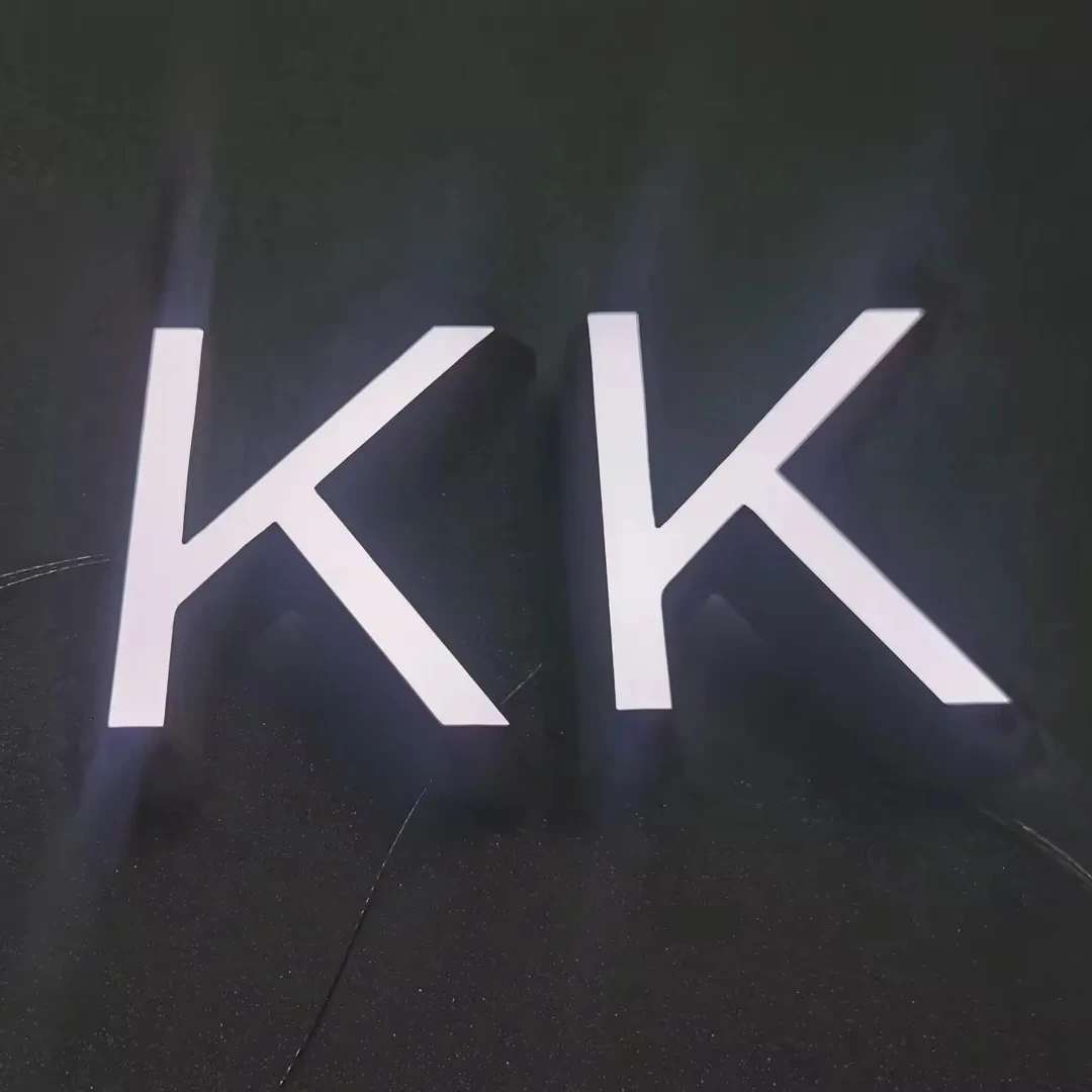 Акриловая буква с подсветкой для лица конической кромкой светодиодная надпись используемая фирменного наименования и рекламного дисплея