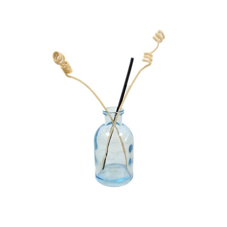 
30ml clear cork glass reed diffuser bottle with sticks 50ml empty round frosted white diffuser bottle for fragrance oil 