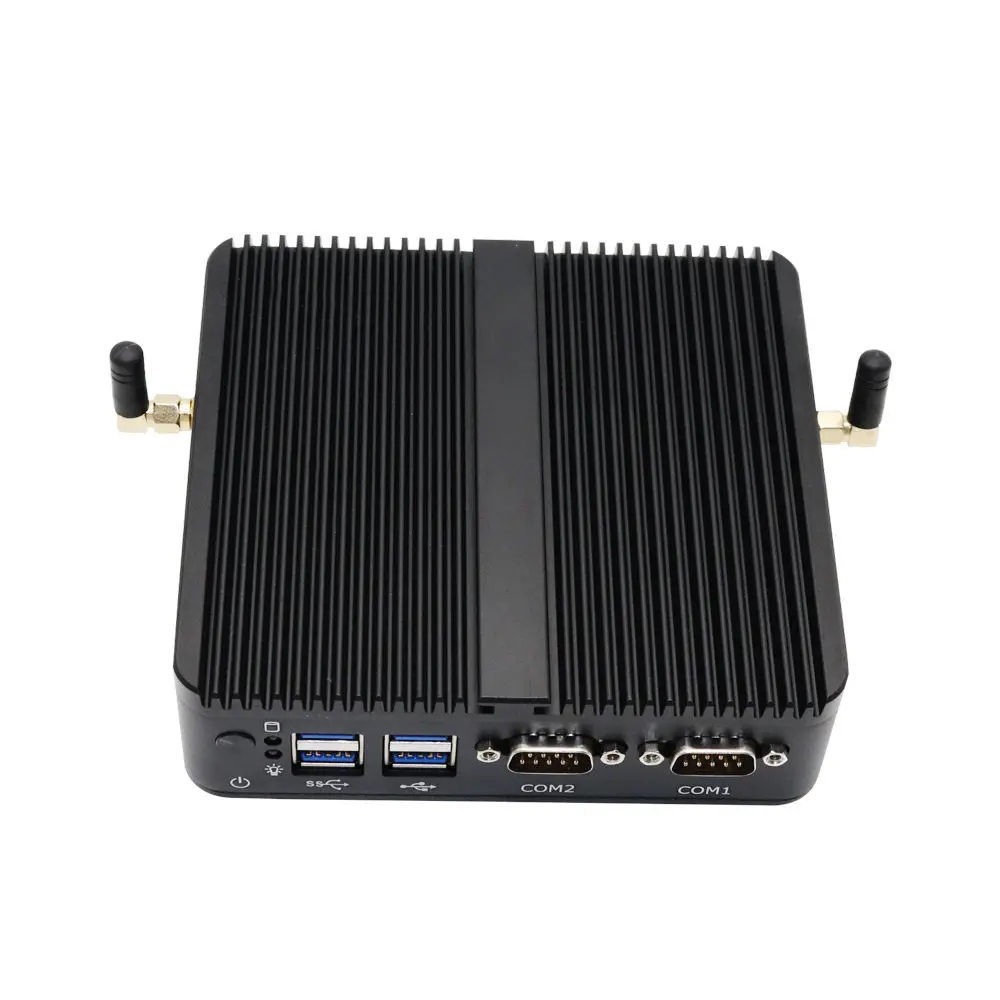 Industrial Mini PC Dual Lan Dual Com M.2 NGFF SSD DDR4 RAM J4105 Wins10/Linux barebone mini pc with VGA+HD 4 USB