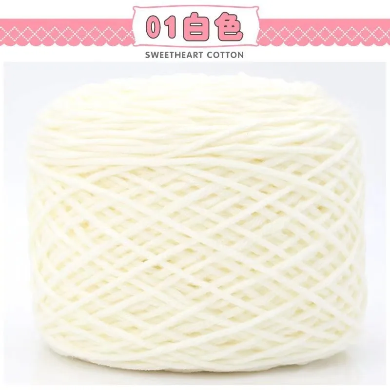 Factory supplier 19nm milk cotton yarn 100% acrylic 8 ply yarn with high quality  50G 100G 200G for hand knitting