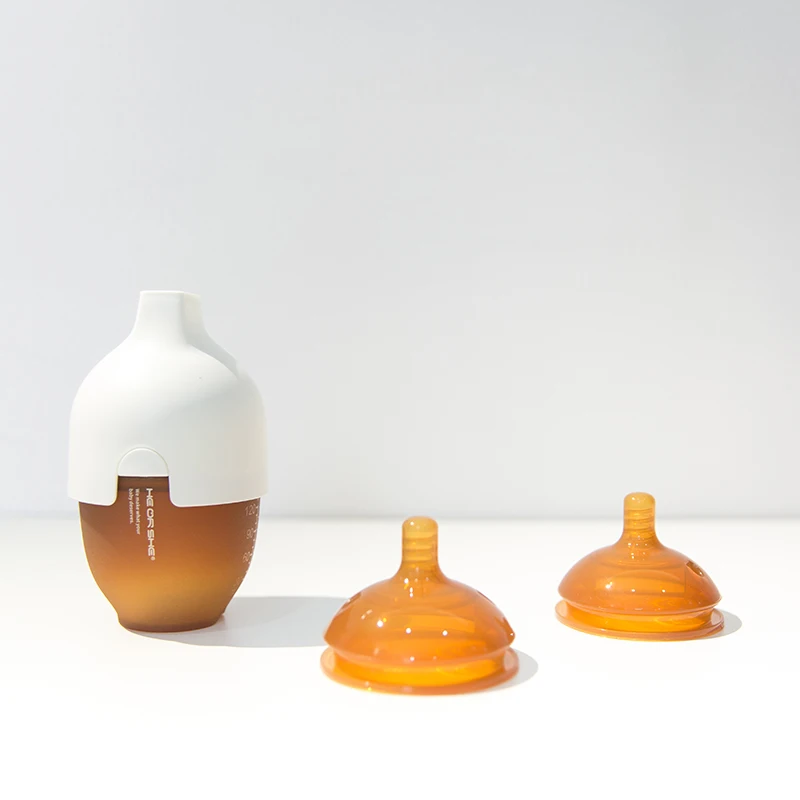 HEORSHE latest new mom gift newborn 8 oz 240ml BPA free feeder formula milk silicone baby bottle