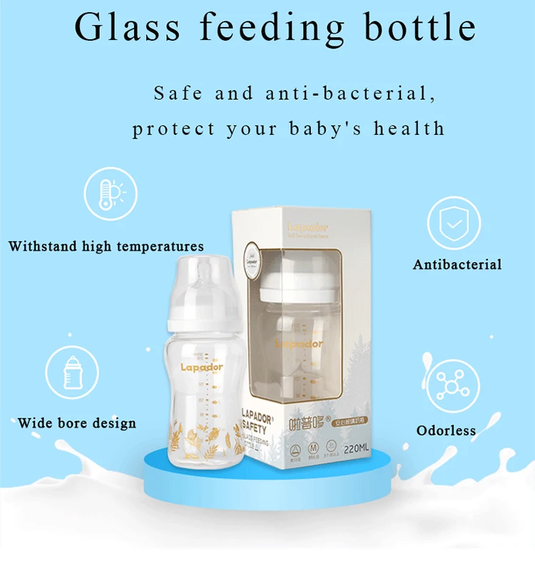 glass feeding bottle