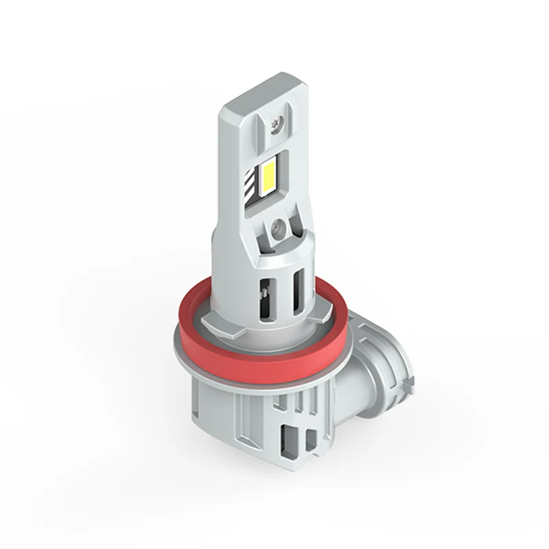 280 degree emitting H11 Mini LED Projector Headlight 54W 5500LM  6500k all in one same design as hid bulb headlight for car