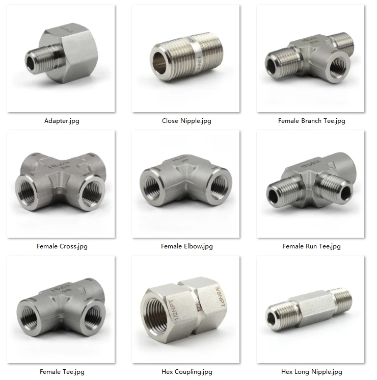 Swagelok Type Hikelok up to 10000 psi 316 ss Steel Pipe and Fittings Pipe Plugs
