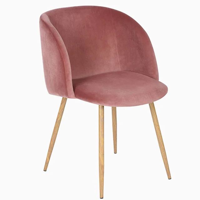 Нордический современный мягкий бархатный тканевый стул, кофейня, ресторан, стул, кафе, обеденный стул