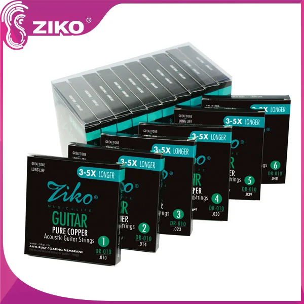 ZIKO Wholesale  bulk guitar Strings OEM Economy Rope  Guitar Strings for Guitar Accessories